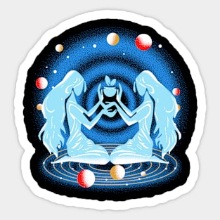 Gemini Zodiac Sign Sticker